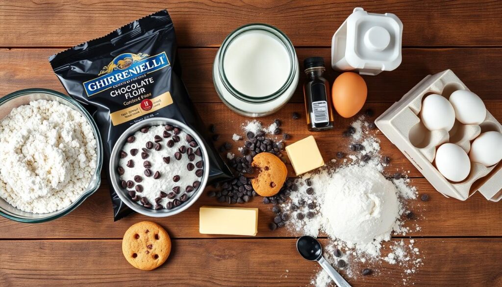 Ghirardelli chocolate chip cookie ingredients