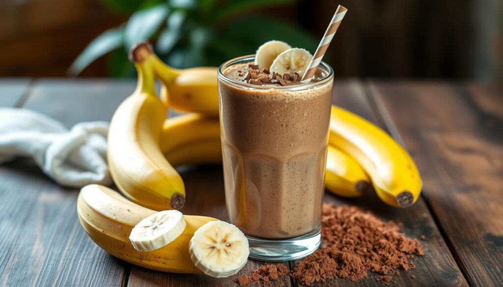 chocolate banana smoothie