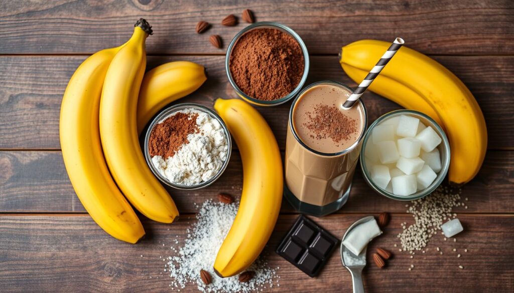 chocolate banana smoothie ingredients