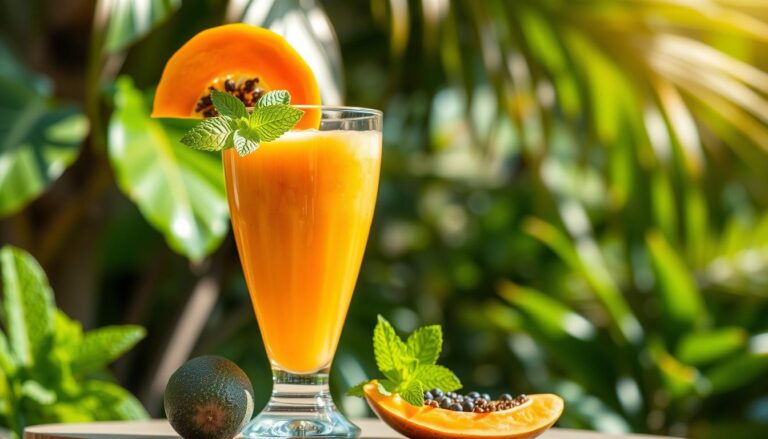 Papaya and Avocado Smoothie