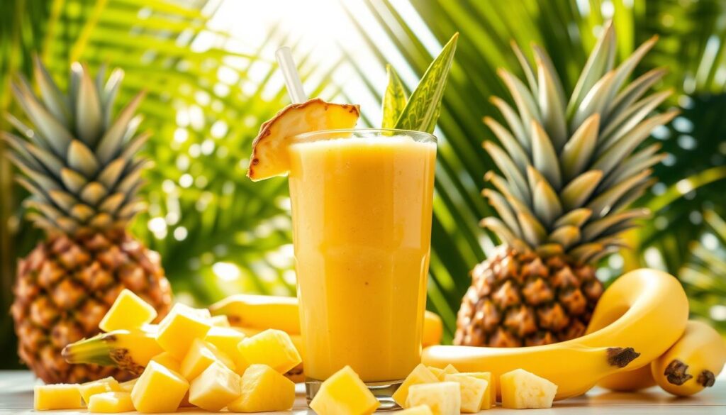 pineapple banana smoothie