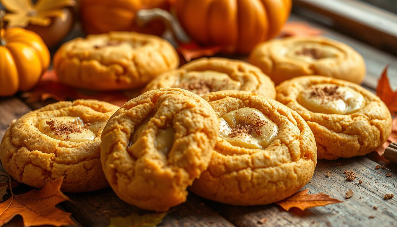 pumpkin cheesecake cookies