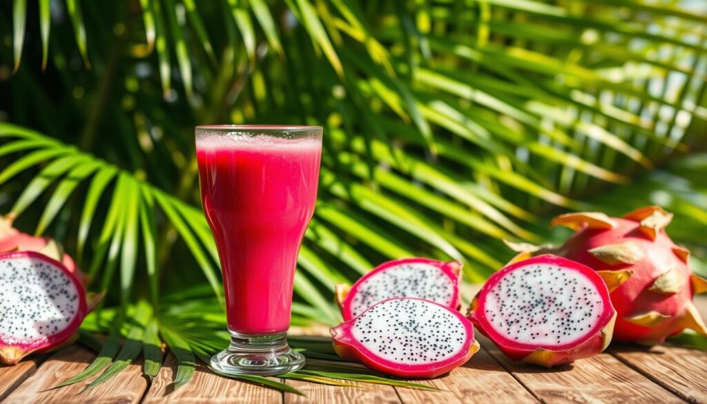 red dragon fruit juice