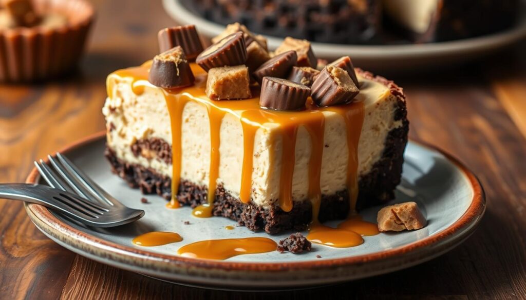 reeses caramel cheesecake