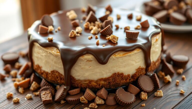 reeses caramel cheesecake