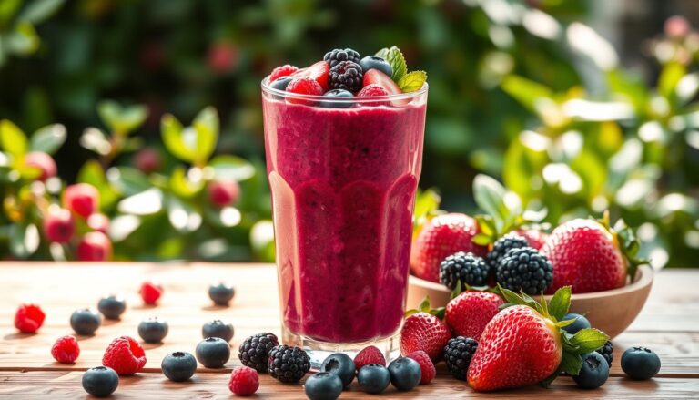 wildberry fruit smoothie