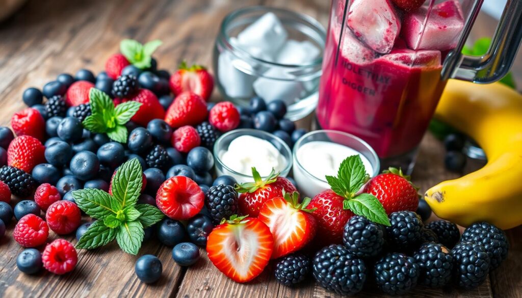 wildberry fruit smoothie ingredients